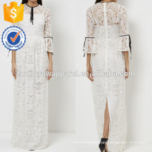 New Fashion White Lace Evening Gown Dress Manufacture Wholesale Fashion Women Apparel (TA5251D)